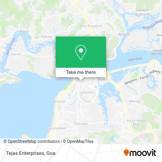 Tejas Enterprises map
