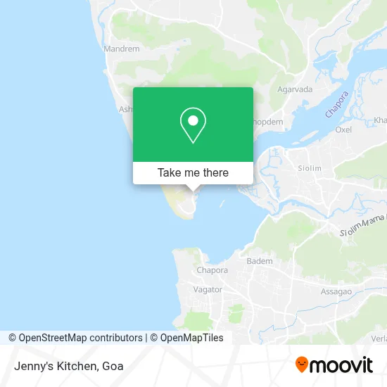 Jenny's Kitchen map
