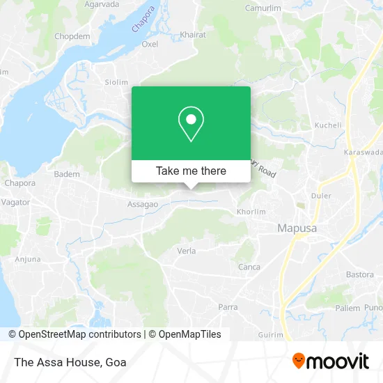 The Assa House map