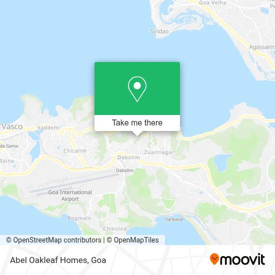 Abel Oakleaf Homes map