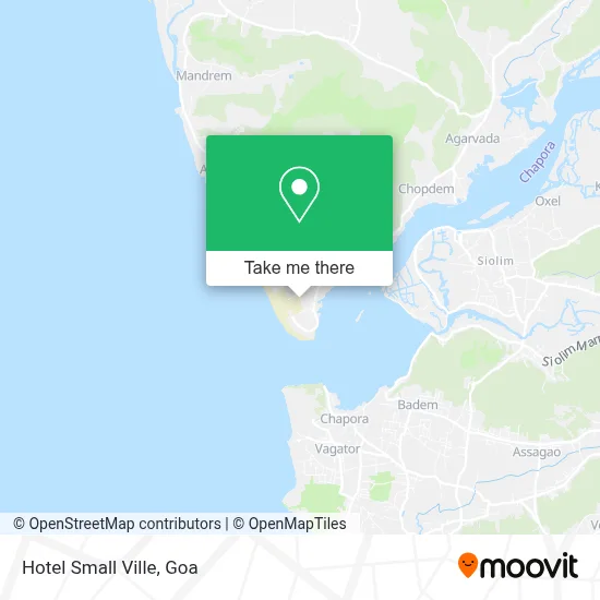 Hotel Small Ville map