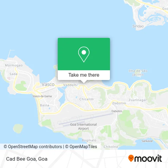 Cad Bee Goa map