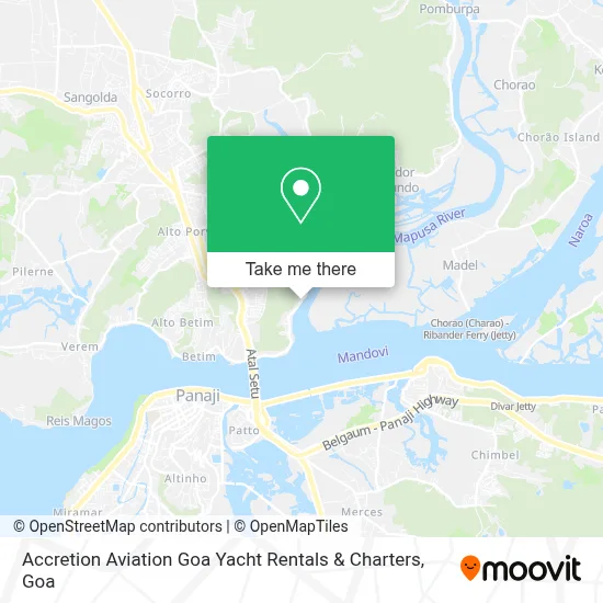 Accretion Aviation Goa Yacht Rentals & Charters map