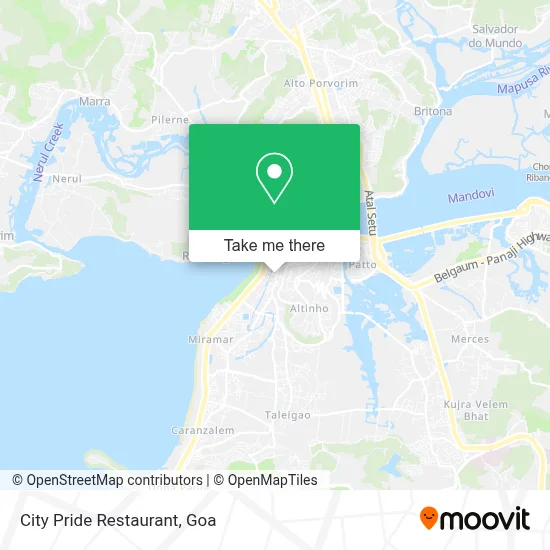 City Pride Restaurant map