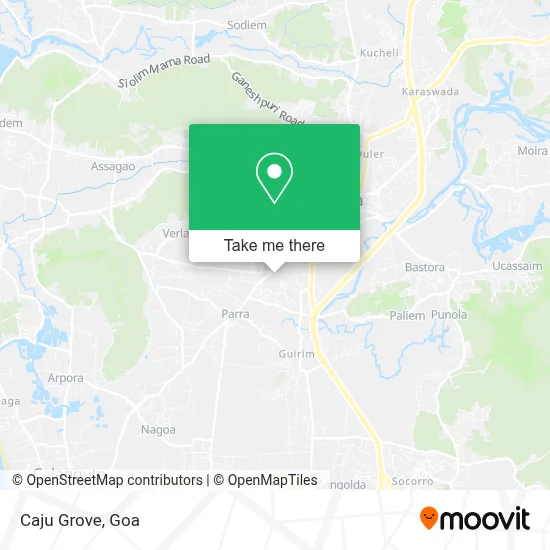Caju Grove map