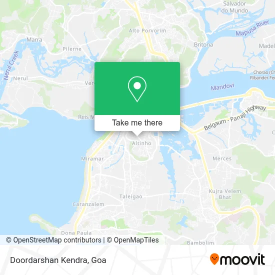 Doordarshan Kendra map