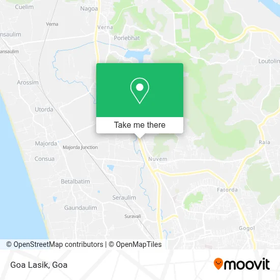 Goa Lasik map