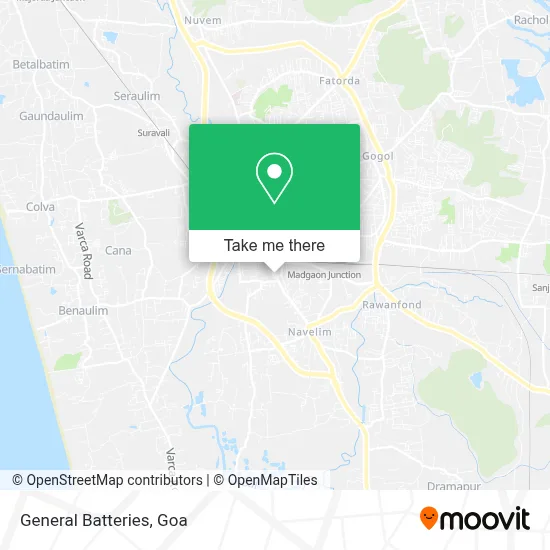 General Batteries map
