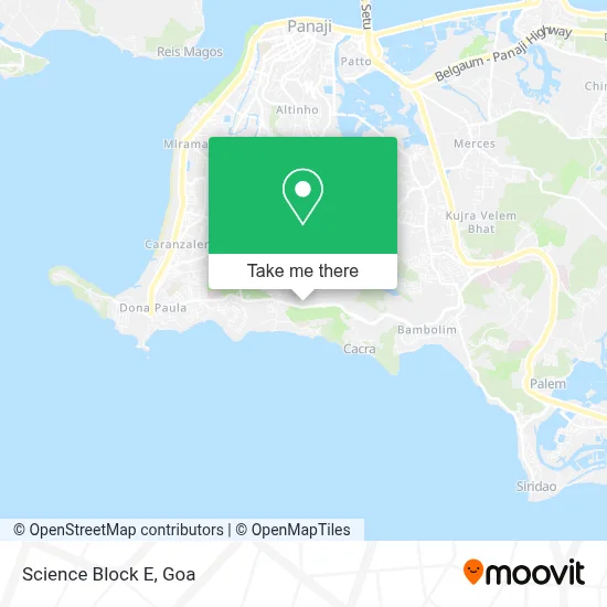 Science Block E map