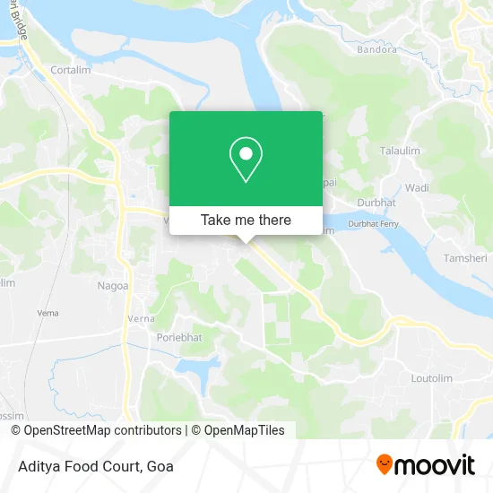 Aditya Food Court map