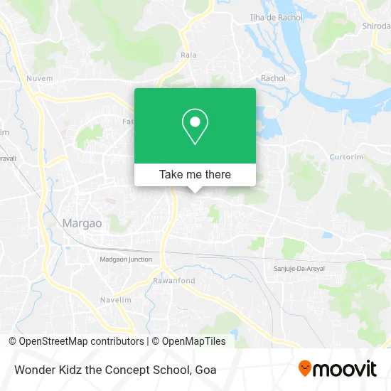 Wonder Kidz the Concept School map