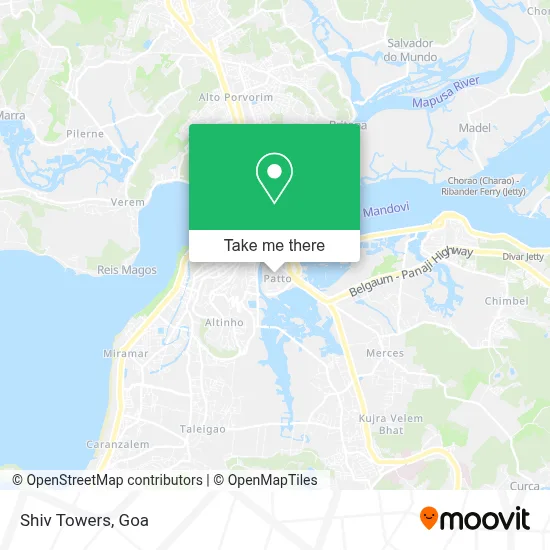 Shiv Towers map