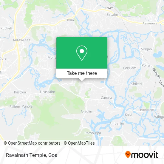 Ravalnath Temple map