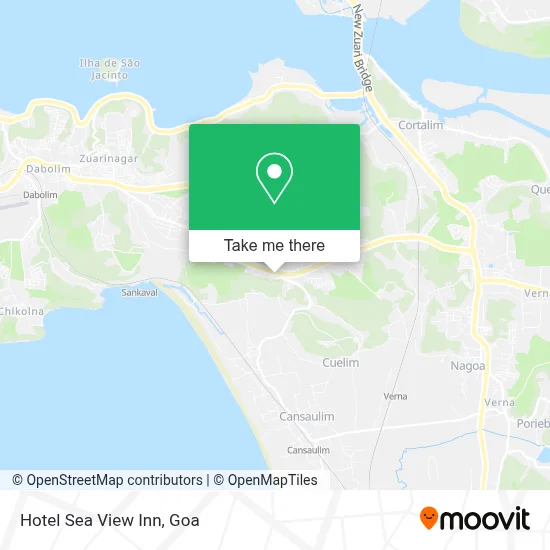 Hotel Sea View Inn map