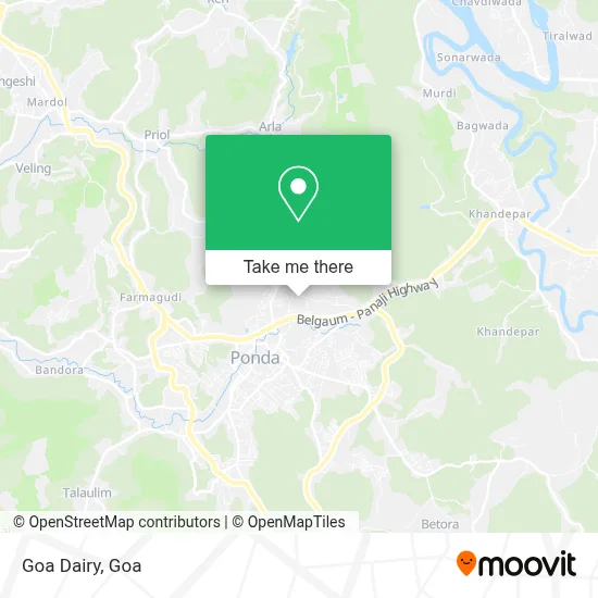 Goa Dairy map