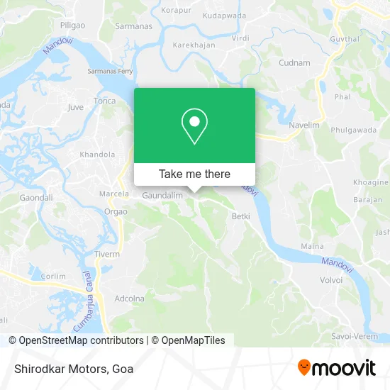 Shirodkar Motors map