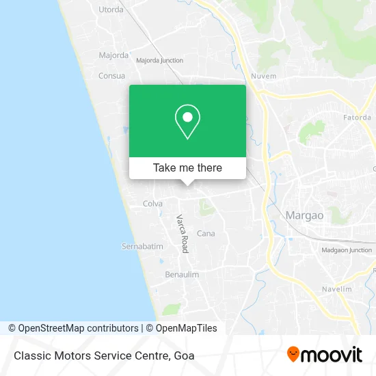 Classic Motors Service Centre map