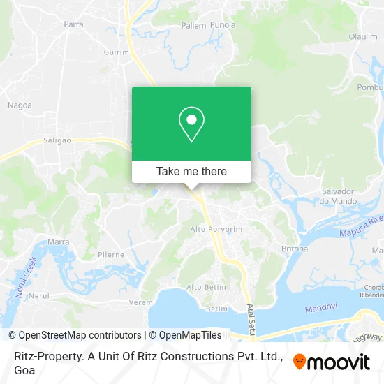 Ritz-Property. A Unit Of Ritz Constructions Pvt. Ltd. map