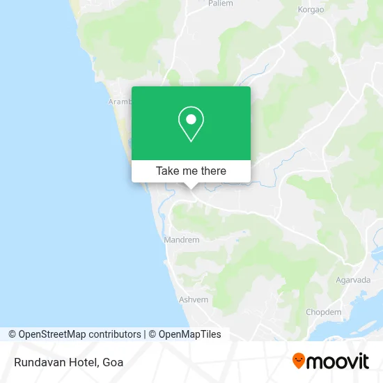 Rundavan Hotel map