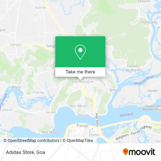 Adidas Store map