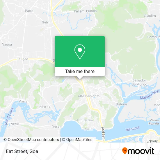 Eat Street map