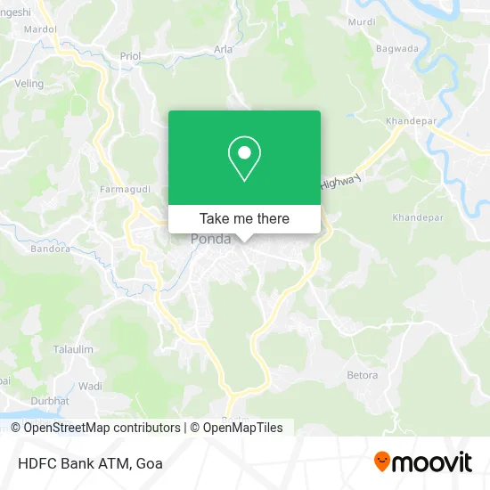 Hdfc Bank Atm map
