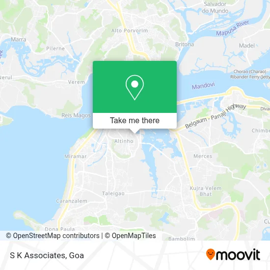 S K Associates map
