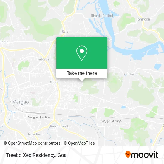 Treebo Xec Residency map