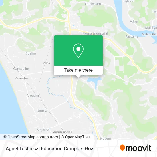 Agnel Technical Education Complex map