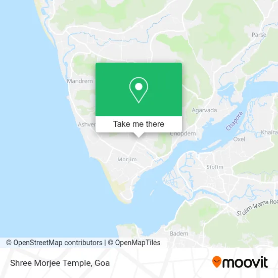 Shree Morjee Temple map