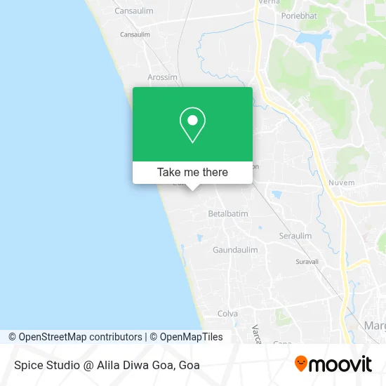 Spice Studio @ Alila Diwa Goa map