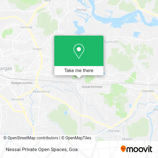 Nessai Private Open Spaces map
