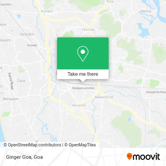 Ginger Goa map