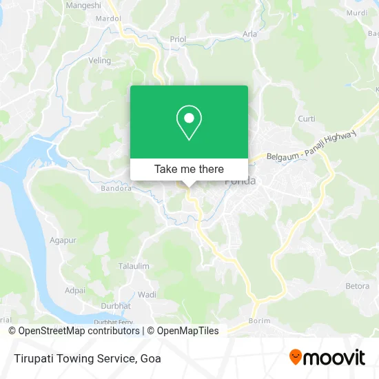 Tirupati Towing Service map