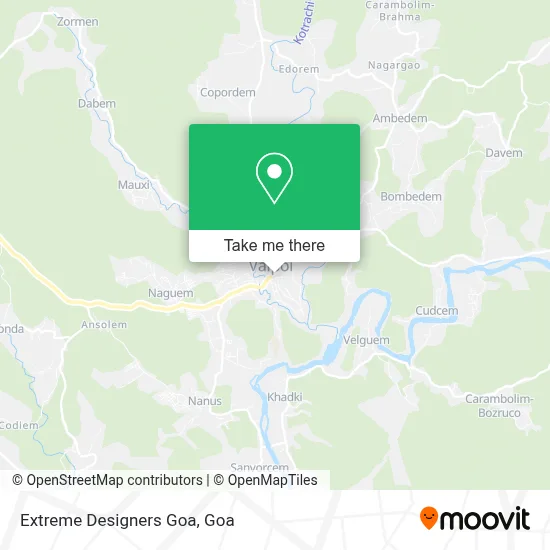 Extreme Designers Goa map