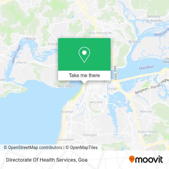Directorate Of Health Services map