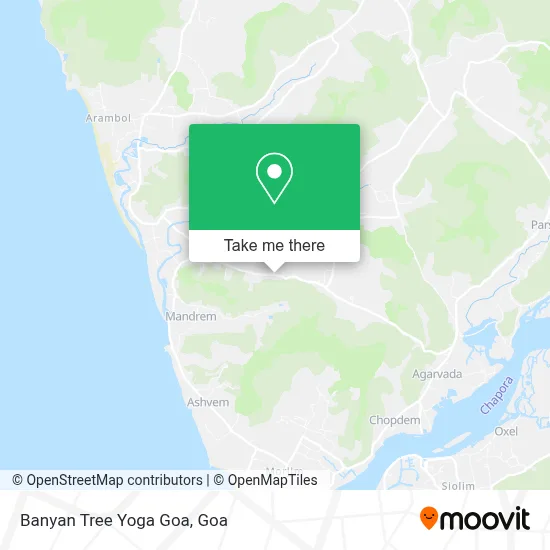 Banyan Tree Yoga Goa map
