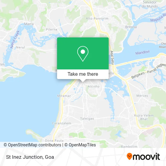 St Inez Junction map