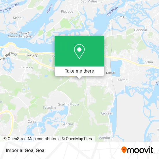 Imperial Goa map