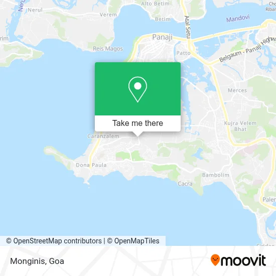 Monginis map