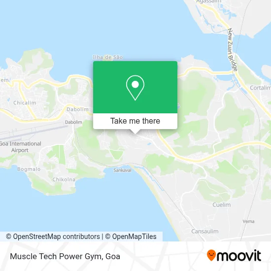 Muscle Tech Power Gym map