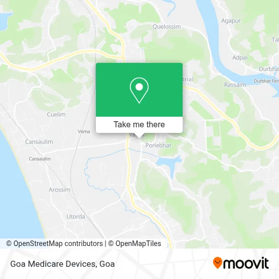 Goa Medicare Devices map