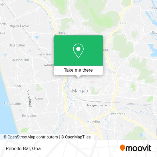 Rebello Bar map