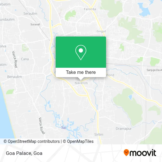 Goa Palace map