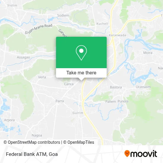 Federal Bank Atm map