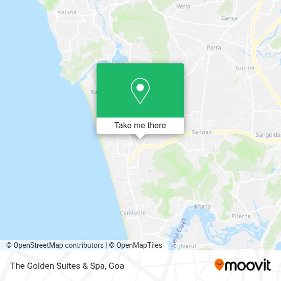 The Golden Suites & Spa map