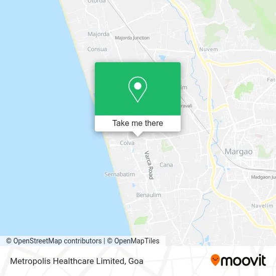 Metropolis Healthcare Limited map