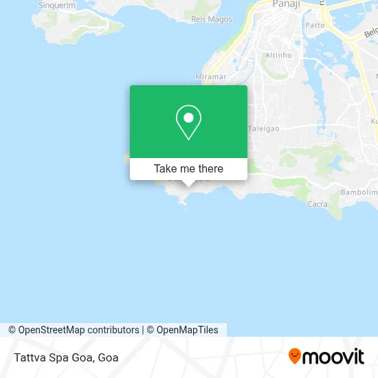 Tattva Spa Goa map