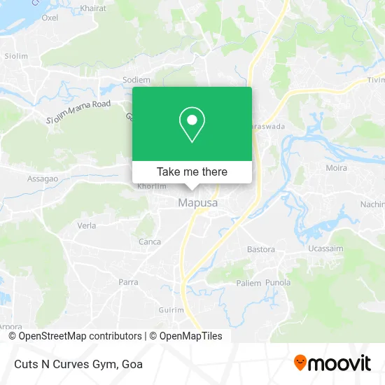 Cuts N Curves Gym map