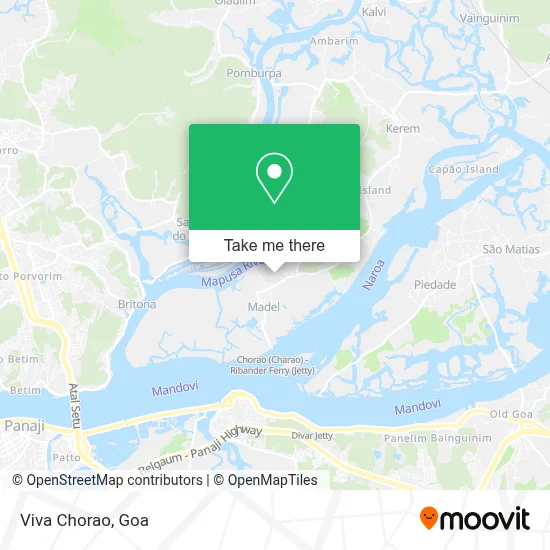 Viva Chorao map